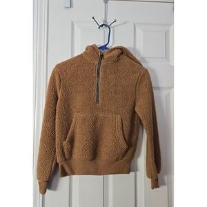 Stillwater Supply Co. Girls Sharpa Hoodie Size 10 3/4 Zipup